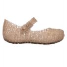 Sapatilha Mini Melissa Campana Papel Bebê Bege Glitter Sapatilha Mini Melissa Campana Papel Bebê Bege Glitter