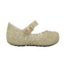 Sapatilha Mini Melissa Campana Papel Bebê Dourado Glitter Sapatilha Mini Melissa Campana Papel Bebê Dourado Glitter