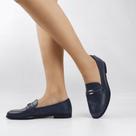 Sapatilha Mocassim Couro