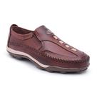 Sapatilha Mocassim em Couro Masculino Elástico Calce Fácil Resistente Confortável Sapatilha Mocassim em Couro Masculino Elástico Calce Fácil Resistente Confortável