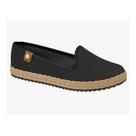 Sapatilha Moleca 5696.304 Camurca flex - Preto TAMANHO:35
