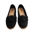 Sapatilha Moleca Beira Rio Casual Lona Sider Drapeada Feminina Original Adulto Confortável