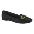 Sapatilha Moleca Feminina Casual Fivela Preta
