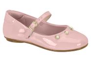 Sapatilha Molekinha Infantil Menina Perolas Fivela Boneca 2083.1132.13488