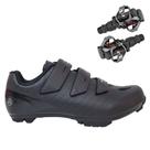 Sapatilha Mtb Ciclismo Absolute Nero 5 Preta + Pedal Wellgo M919 Sapatilha Mtb Ciclismo Absolute Nero 5 Preta + Pedal Wellgo M919