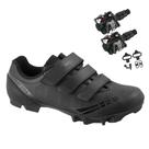 Sapatilha Mtb Ciclismo Mattos Tt Preta + Pedal Wellgo