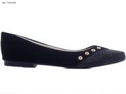 Sapatilha Nobuk Preto- FST018B