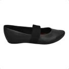 Sapatilha Ortopédica Boneca Usaflex Couro Feminina Dança elastico T7551
