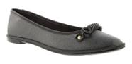 Sapatilha Preto Cintilante Moleca Sapatilha Preto Cintilante Moleca