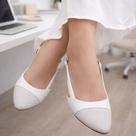 Sapatilha Rasteira Sandalia Bico Fino Slingback Off Feminina Sapato Dia a Dia Social Confortavel