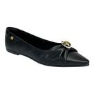 Sapatilha Santinelli Bico Fino 1600-041 Preto