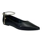 Sapatilha Santinelli Com Tornozeleira Strass 1600-007 Preto