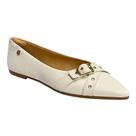 Sapatilha Santinelli Feminina Bico Fino 1600-017 Marfim