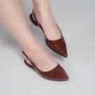Sapatilha Scarpin Slingback Feminina Bico Fino Social de Fivela Confortável Elegante Casual Moderna Sapatilha Scarpin Slingback Feminina Bico Fino Social de Fivela Confortável Elegante Casual Moderna