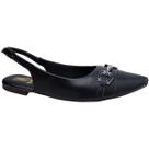 Sapatilha Slingback Feminina Flat Bico Fino Enfeite ABS Elegante Casual Versátil Dia a Dia Via Angel 9401 Sapatilha Slingback Feminina Flat Bico Fino Enfeite ABS Elegante Casual Versátil Dia a Dia Via Angel 9401