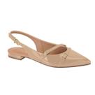 Sapatilha Slingback Feminina Nude Vizzano 021048 Sapatilha Slingback Feminina Nude Vizzano 021048