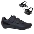 Sapatilha Speed Ciclismo Absolute Nero 5 Preta + Pedal Wellgo Speed Sapatilha Speed Ciclismo Absolute Nero 5 Preta + Pedal Wellgo Speed