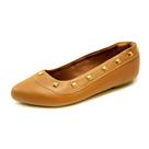 Sapatilha Spike Luiza Sobreira Couro Caramelo Mod. 40009