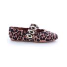 Sapatilha Tira Metais Ivy Animal Print Onça