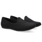 Sapatilha Usaflex Elastano Bico Redondo Calce Fácil UD20001 Cor:PretoTamanho:35