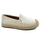 Sapatilha Valentina Espadrille Bordada 392387 Off White Sapatilha Valentina Espadrille Bordada 392387 Off White