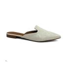 Sapatilha Valentina Mule Bico Fino 373061 Off White