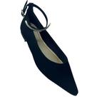 Sapatilha Via Uno Elegante Nobuck Fivela Dourado - 42021