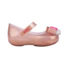 Sapatilha Zaxynina Princess Bow Infantil Com Laço e tiras autocolantes - 25 Sapatilha Zaxynina Princess Bow Infantil Com Laço e tiras autocolantes - 25