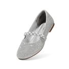 Sapatilhas Bailarina Mary Jane para Meninas DREAM PAIRS Tamanho 5 Prata