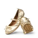 Sapatilhas Bailarinas DREAM PAIRS para Meninas Mary Janes Douradas Tamanho 5