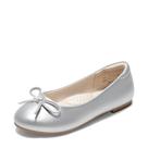 Sapatilhas Bailarinas DREAM PAIRS para Meninas Prata com Laço Slip-On Tamanho 13 Sapatilhas Bailarinas DREAM PAIRS para Meninas Prata com Laço Slip-On Tamanho 13