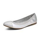 Sapatilhas Ballerina Sole-Flex Prata Femininas DREAM PAIRS 38