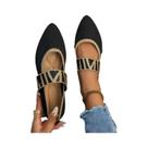 Sapatilhas Elegantes Femininas Com Bico Fino, Confortáveis E De Salto Baixo, Tênis Casuais