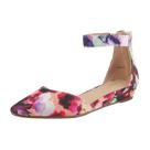 Sapatilhas Femininas DREAM PAIRS com Salto Anabela Baixo e Tira no Tornozelo Estampadas