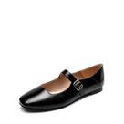 Sapatilhas Mary Jane Femininas DREAM PAIRS Bico Quadrado Preto 39