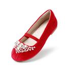 Sapatilhas Mary Jane para Meninas DREAM PAIRS Vermelhas com Pérolas e Strass