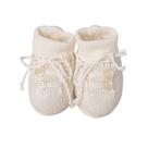 Sapatinho bebê 2 botões - Off white