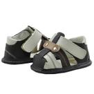 Sapatinho de Bebê Bicho de Pé - Sandália Masculina - Sintético - Chocolate/Bege Tam e Bege