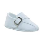 Sapatinho de Bebê Bicho de Pé - Sapato Social Masculino com Fivela - Sintético - Branco Sapatinho de Bebê Bicho de Pé - Sapato Social Masculino com Fivela - Sintético - Branco