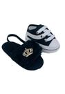 Sapatinho De Bebê + Sandália De Bebê Do 13 Ao 18 Direto Da Fabrica S100 Preto + T80 Sapatinho De Bebê + Sandália De Bebê Do 13 Ao 18 Direto Da Fabrica S100 Preto + T80