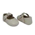 Sapatinho de Bebe Sapatilha Laço Lateral Feminino Infantil Menina Manozinhos Baby Ref.0022