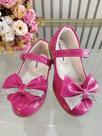 Sapatinho Pink Verniz Luxo com Aplique de Lacinho para Daminhas Sapatinho Pink Verniz Luxo com Aplique de Lacinho para Daminhas