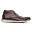 Sapato 5309 Naturally Marrom Oxford Masculino Couro Legitimo Cano Alto Bota