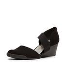 Sapato AK Anne Klein Sport Tara Wedge para mulheres, preto, tamanho 6,5