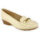 Sapato anabela feminino modare - 7014.287 creme