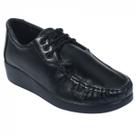 Sapato Anabela Mironneli Couro Mc1104