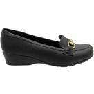 Sapato Anabela Modare Ultra Conforto Adorno Dourado Feminino Sapato Anabela Modare Ultra Conforto Adorno Dourado Feminino