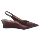 Sapato Anabela Scarpin Via Uno Bico Fino Marsala 972003 Cor:MarsalaTamanho:37