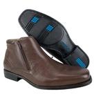 Sapato Anatomic Gel Original Brown Coffee Floater Vacum Couro - Ref. 7709 Sapato Anatomic Gel Original Brown Coffee Floater Vacum Couro - Ref. 7709
