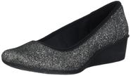 Sapato Anne Klein Sport Wisher Wedge Pump Pewter para mulheres